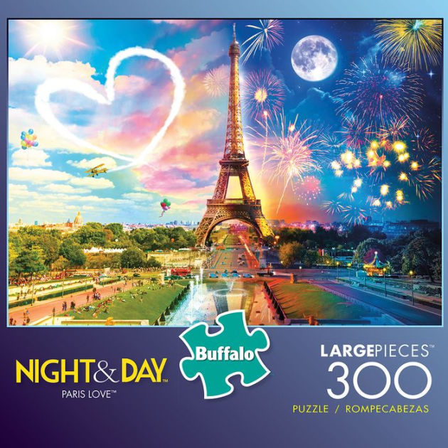 300 Large Piece Jigsaw Puzzle Paris Love by BUFFALO GAMES Barnes