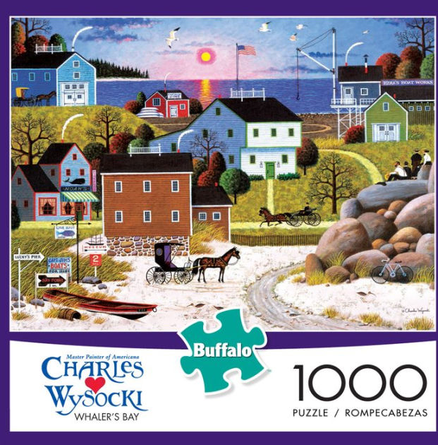 1000 Piece Jigsaw Puzzle WYSOCKI Whalers Bay 11432 by Buffalo Games
