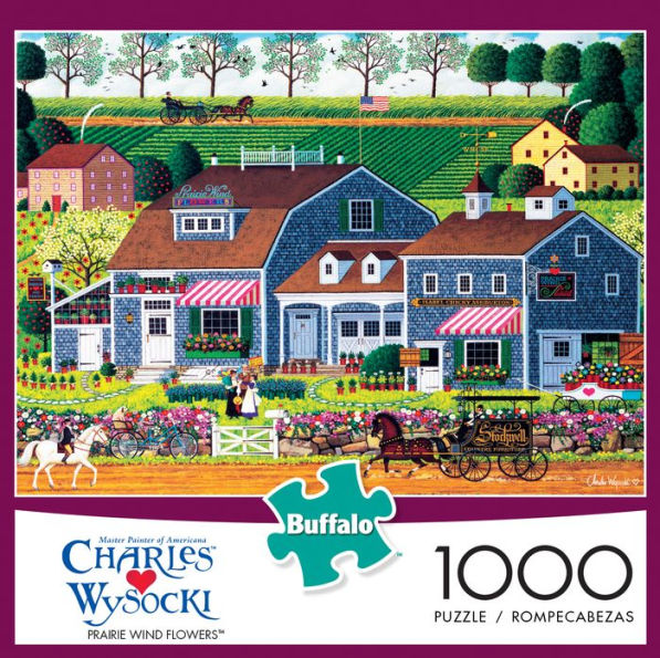 1000 Wysocki: Prairie Wind Flowers Puzzle