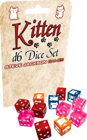 Kitten D6 Dice Set