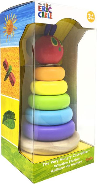 Eric Carle Very Hungry Caterpillar Wood Stacker - Rainbow