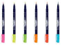 Alternative view 3 of Fudenosuke Neon Brush Pen, 6PK