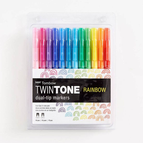 TwinTone Dual Tip Rainbow Markers