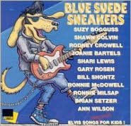 Blue Suede Sneakers