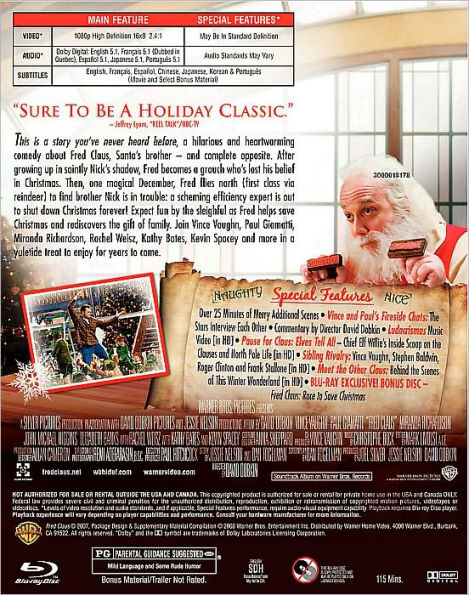 Fred Claus [Blu-ray]