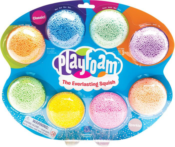 Play-Doh Foam Confetti Mixing Kit, Scented Tactile Toy for Kids 4