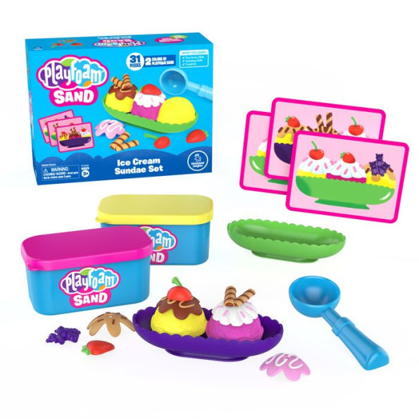 Educational Insights Playfoam Sand, Ice Cream Sundae Set