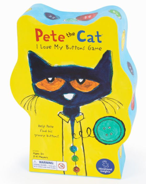 Educational Insights Pete The Cat I Love My Buttons Game