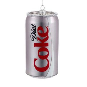 Diet Coke Glass Ornament