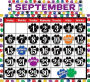 Teacher Created Resources TCR4328 Colorful Paw Prints Calendar Bb Set