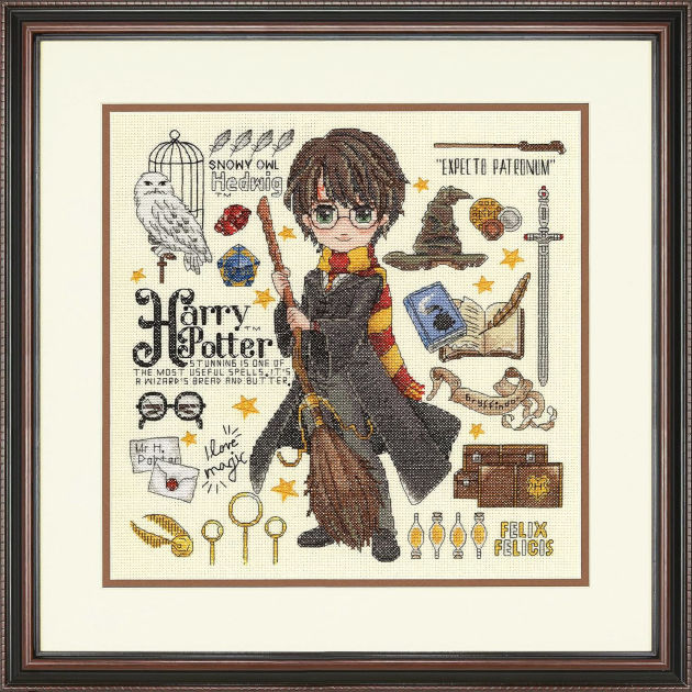 国内発*Pottery Barn ハリーポッター ステッチ ベビーキルト Harry Potter MAGICAL DESIGN cross stitch kit by Anker Play