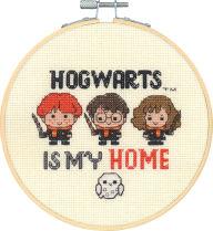 Harry Potter HOGWARTS IS MY HOME cross stitch kit