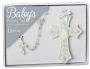 2pc Set Baby Boy Rosary and Cross