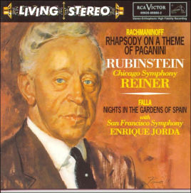 Rachmaninoff: Rhapsody on a Theme of Paganini / De Falla: Nights in the Gardens of Spain / Chopin: Grande Polonaise