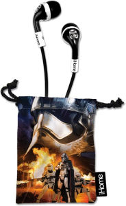 Title: Star Wars Episode VII (Movie) Earbuds with Pouch (Co-Brand) - with inline mic