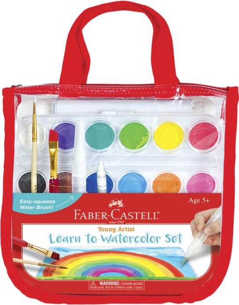  Faber-Castell Watercolor Paint Set - 12 Liquid Watercolors  Paint Tubes (9ml) and Mixing Palette - Watercolor Art Supplies for  Beginners and Hobby Artists : Everything Else