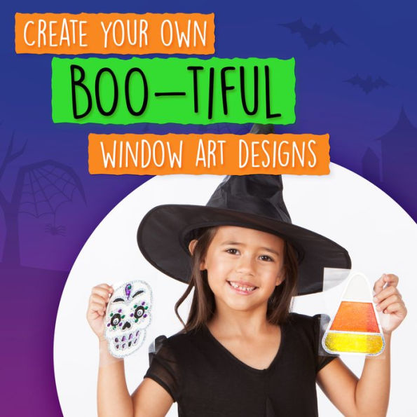 Halloween Easy Sparkle Window Art