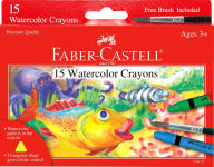 Title: 15 Count Watercolor Crayons with brush