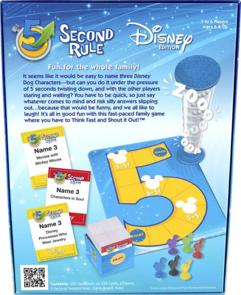 Disney 5 Second Rule Jr Game