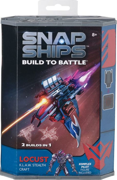 Snap Ships Build to Battle Locust K.l.a.w Stealth Craft Kit for Ages 8 for sale online Snap Ships Build to Battle Locust K.l.a.w Stealth Craft Kit for Ages 8 for sale online