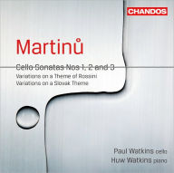Title: Martinu: Cello Sonatas Nos. 1-3; Variations on a Theme of Rossini; Variations on a Slovak Theme, Artist: Paul Watkins