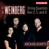 Title: Weinberg, Vol. 1: String Quartets Nos. 2, 5, and 8, Artist: Arcadia Quartet