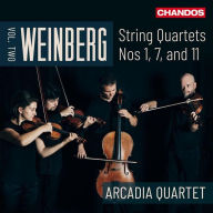 Title: Weinberg, Vol. 2: String Quartets Nos. 1, 7, and 11, Artist: Arcadia Quartet