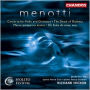 Menotti: Violin Concerto; The Death of Orpheus; Muero porque no muero; Oh llama de amor viva
