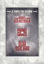 The Hunt for Red October/Patriot Games/Clear and Present Danger [3 Discs]