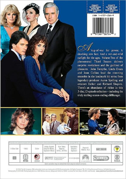 Dynasty: Season Three, Vol. 2 [3 Discs]