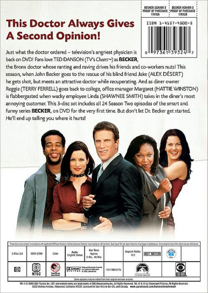 Becker: The Second Season [P&S] [3 Discs]