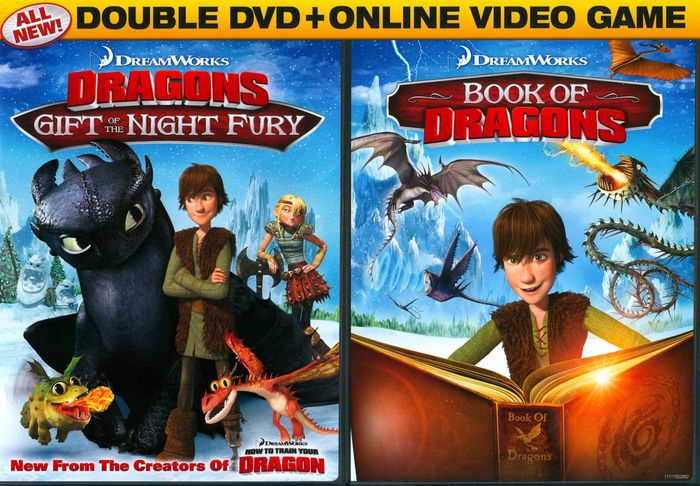 Dreamworks Dragons T Of The Night Fury And Book Of Dragons By Jay Baruchel Gerard Butler