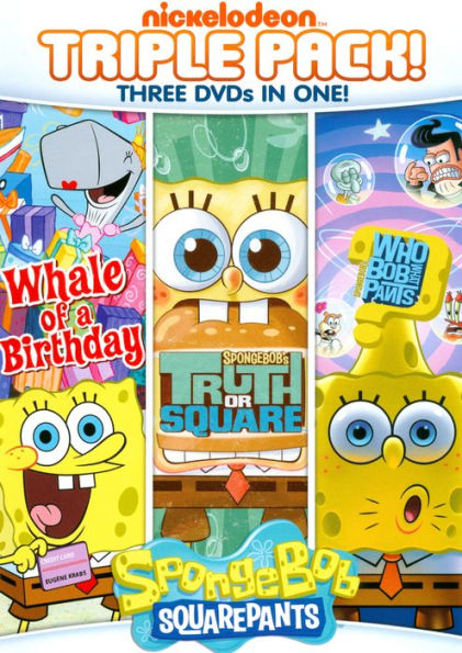 SpongeBob SquarePants: Truth or Square/Who Bob What Pants/Whale of a Birthday [3 Discs]