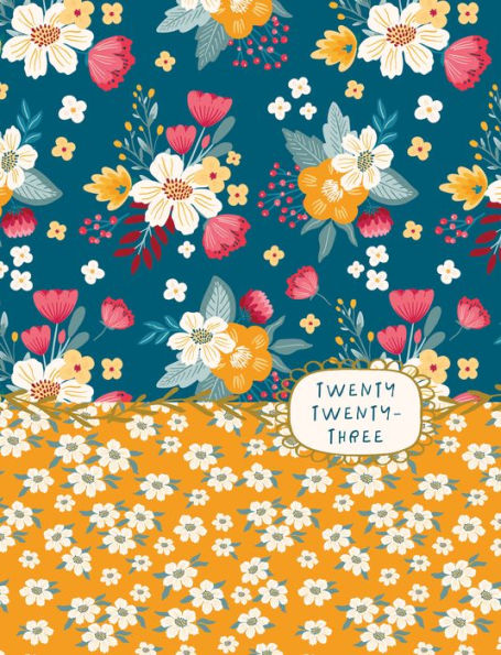2022-2023 Weekly Planner Floral Patchwork by Madison Park Greetings