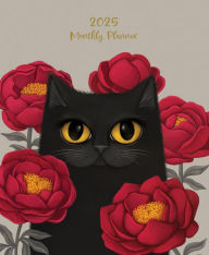 Title: 2024-2025 Chunky Weekly Planner - Cat Flowers