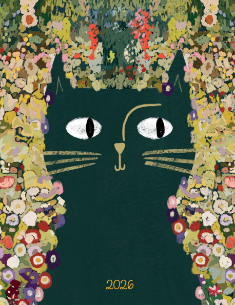2025-2026 Surrey Planner Cat Close Up