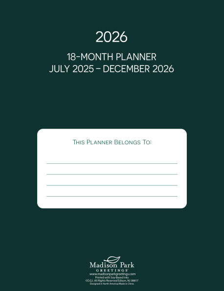 2025-2026 Surrey Planner Cat Close Up