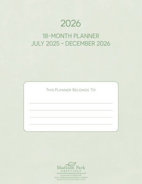 2025-2026 Surrey Planner I Like Adventures