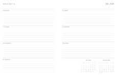 Alternative view 3 of 2025-2026 Weekly Planner Merry Mushroom