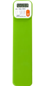 Title: Green Bookmark Reading Timer Bookmark