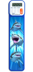 Title: 3D Shark Stack Reading Timer Bookmark