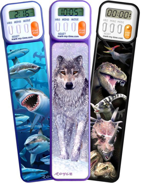 Mark-My-Time Assorted 3D Digital Bookmark