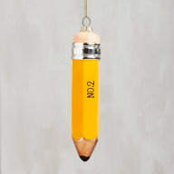 Title: Pencil Glass Ornament