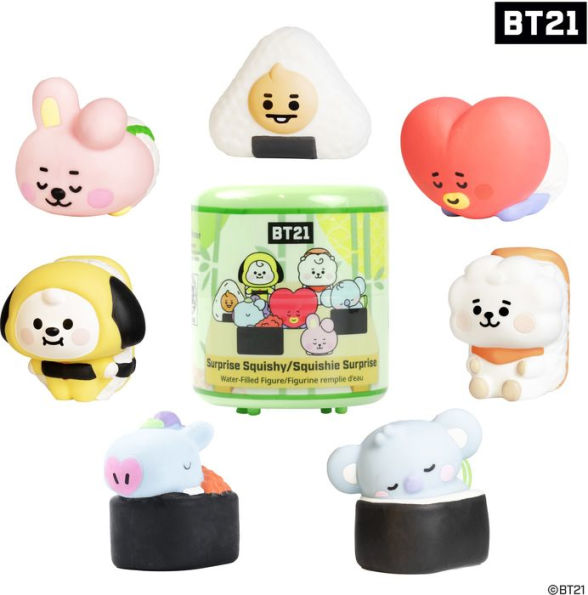 BT21 S2 Sushi Squishy Figure Capsule Toy - Assortment