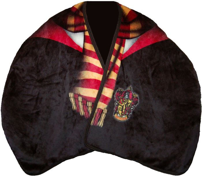 Harry Potter Hogwarts Rules Silk Touch Cape Throw Wrap by The