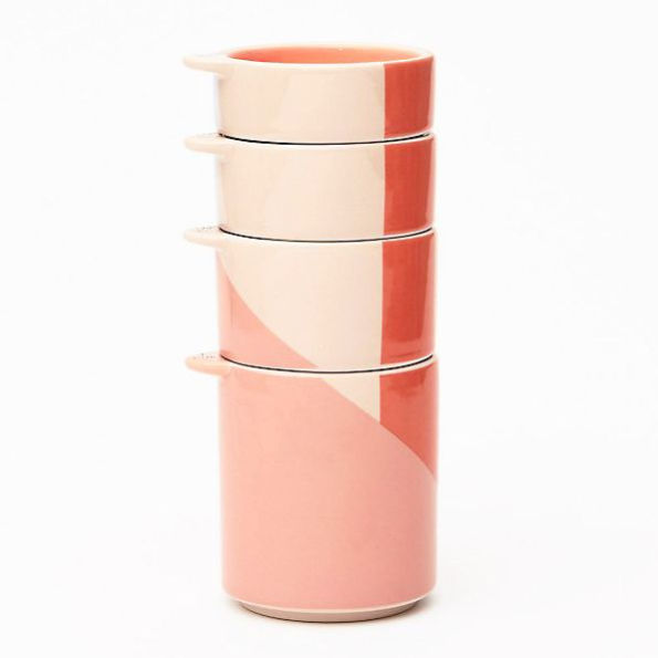 Stacked Colorblock Measuring Cups