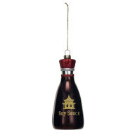 Title: Soy Sauce Glass Ornament