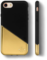 Title: Nanette Lepore Slide iPhone 6/7/8+ Case; Black/Gold