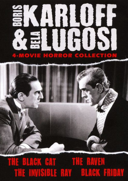 Boris Karloff & Bela Lugosi: 4 Horror Movie Collection