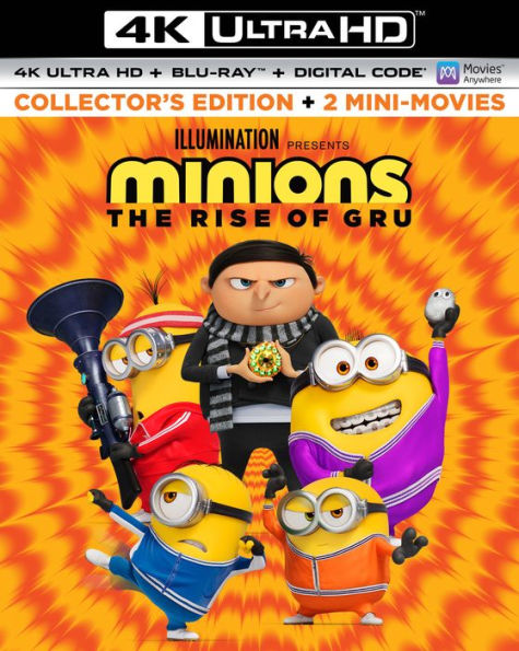 Minions: The Rise of Gru [Includes Digital Copy] [4K Ultra HD Blu-ray/Blu-ray]